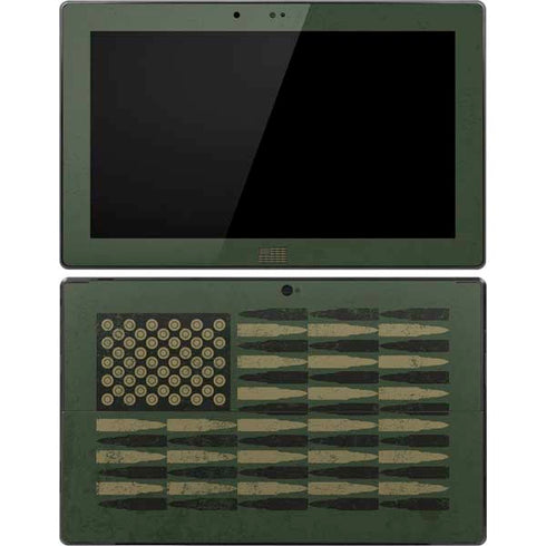 Bullet American Flag Surface Pro Tablet Skin